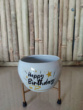 Eco metal planters-Birthdays, conferences, weddings